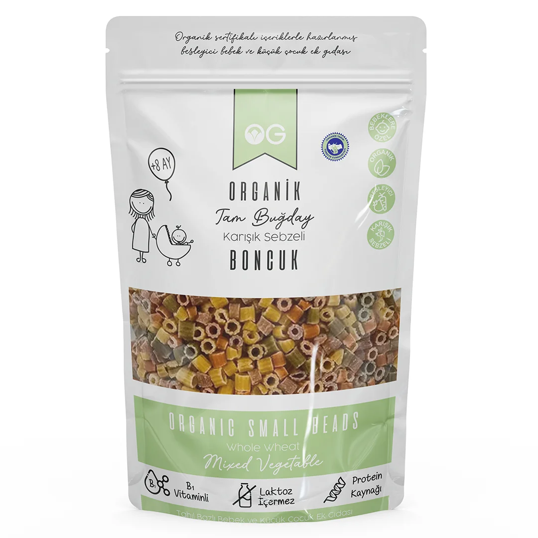 ORGANİK KARIŞIK SEB BOCUK MAKARNA 200N GR