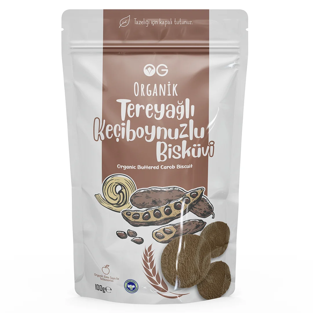 OG TEREYAĞLI-KEÇİBOYNUZLU BİSKÜVİ 100 GR